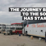 The journey back to the south has started