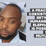 A peaceful coexistence between humans and elephants is possible, says Muyunda