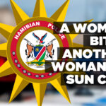 A woman bites another woman at Sun City