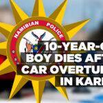 10-year-old boy dies after car overturns in Karibib