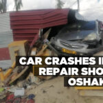 Car crashes into repair shop in Oshakati