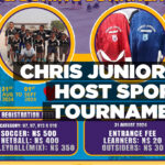 Chris Junior to host Sports Tournament