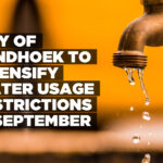 City of Windhoek to intensify water usage restrictions in September