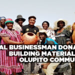 Local businessman donates building materials to Olupito community