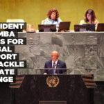 President Mbumba calls for global support to tackle climate change