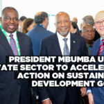 President Mbumba urges private sector to accelerate action on Sustainable Development Goals