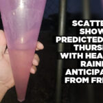 Scattered showers predicted for Thursday, with heavier rainfall anticipated from Friday