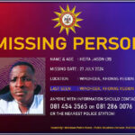The search for the missing 31-year-old continues