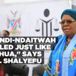 “Nandi-Ndaitwah called just like Joshua,” says Rev. Shalyefu