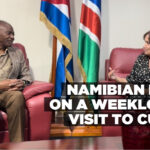 Namibian MPs on a weeklong visit to Cuba