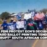 PDM protest ECN’s decision to award ballot printing tender to “corrupt” South African company