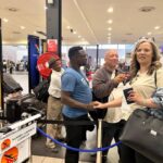 Political parties observe the printing of ballot papers in Johannesburg