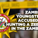 Zambian youngsters accused of hunting a zebra in the Zambezi