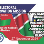 SADC Election Observers arrive in Windhoek to prepare for oversight of upcoming elections