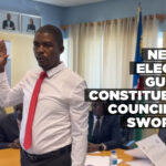 Newly elected Guinas Constituency councillor sworn in