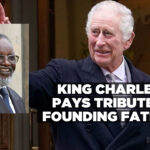 King Charles III pays tribute to founding father
