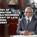 Ministry of Information unveils Mourning Portrait Of Late Founding President