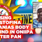 Body of missing woman discovered in water pan