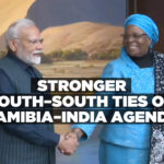 Namibian and Indian ministers discuss strengthening south–south cooperation