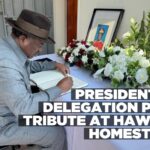 Presidential delegation extends condolences to the Hawala family