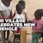Eshii villagers thank the GRN and Ndeitunga for their borehole
