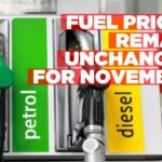 Fuel prices unchanged despite global oil dip