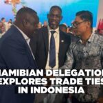 Namibians attend the Indonesia International Expo