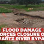 Temporary closure of Swartz River Bridge bypass on B1 after heavy rains