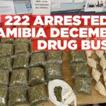 222 arrested in Namibia December drug busts