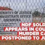 Soldier accused of murder remanded in custody, case postponed to June