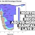 Northern Namibia sees above-normal rainfall between October and December 2025