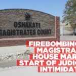 Attempts to coerce judicial officers started with the firebombing of magistrate’s house in 2007