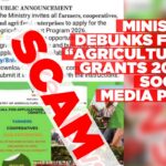 Agriculture Ministry warns public of fake grants scam
