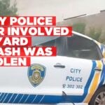 City Police car involved in yard crash was stolen