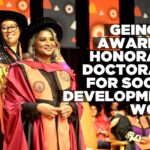 Geingos receives honorary doctorate from University of Johannesburg for leadership in social development