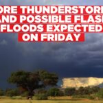 More thunderstorms and possible flash floods expected on Friday