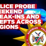 Police investigate several housebreakings and theft cases