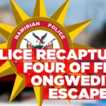 Four of five Ongwediva escapees rearrested, one still at large