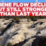 Kunene River flow rate declines, still above last year’s levels