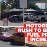Motorists rush to beat fuel price increase