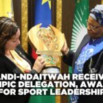 President honoured with African sport leadership trophy