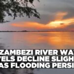Zambezi River water levels decline slightly as flooding persists