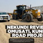 Nekundi assesses Tsandi-Epalela road upgrade, warns contractors on delays and poor workmanship