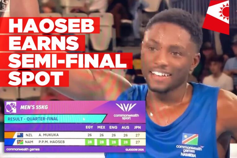 Philip Haoseb guarantees Namibia boxing medal with Commonwealth Games semi-final berth
