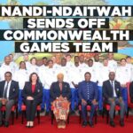 Nandi-Ndaitwah hands over national flag to Team Namibia ahead of Commonwealth Games
