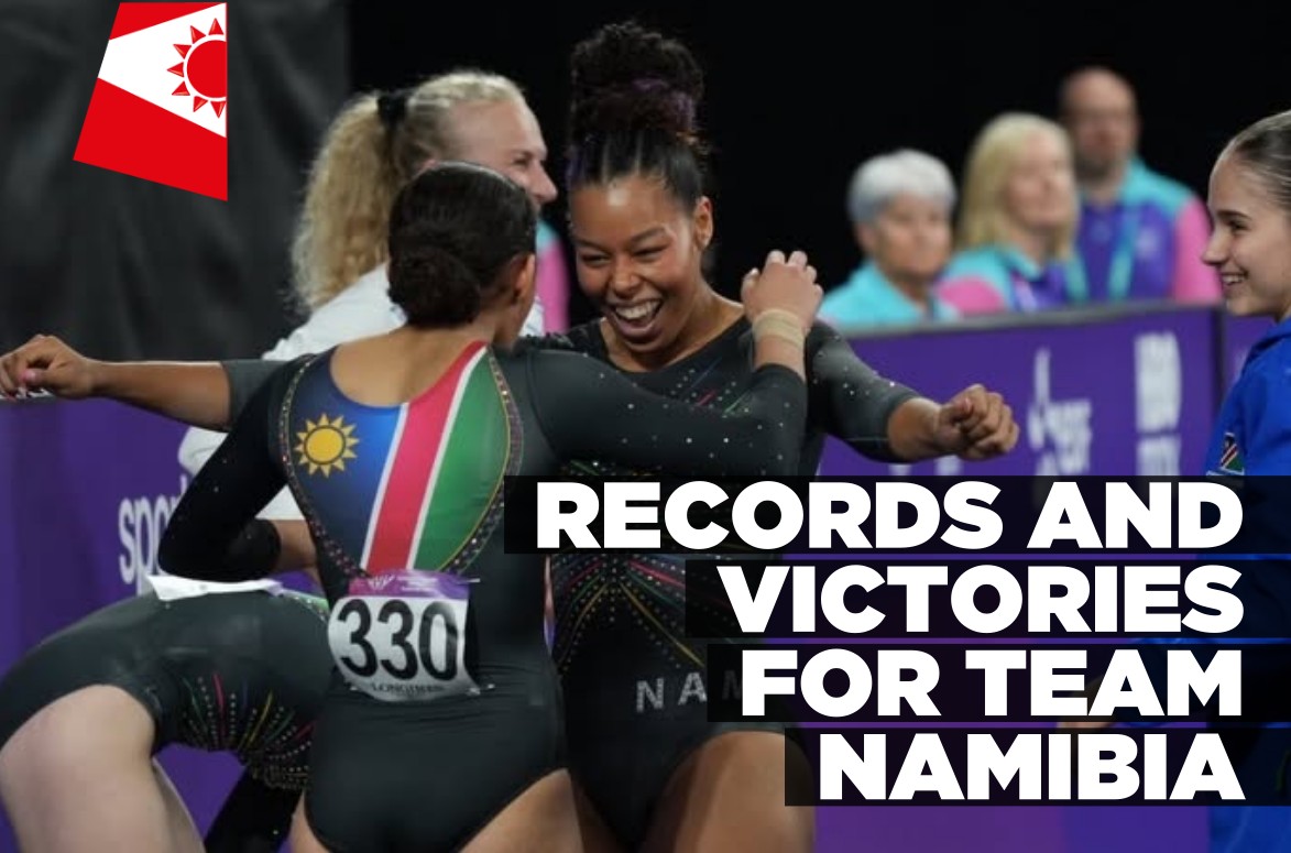 Team Namibia delivers strong performances across gymnastics, swimming and bowls at Commonwealth Games