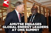 Amutse attends major global energy summit in Norway