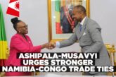 Ashipala-Musavyi calls for stronger Namibia-Congo trade and investment