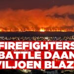 Firefighters battle Daan Viljoen blaze