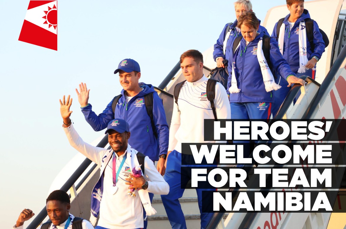 Team Namibia returns home from Glasgow with three Commonwealth Games medals